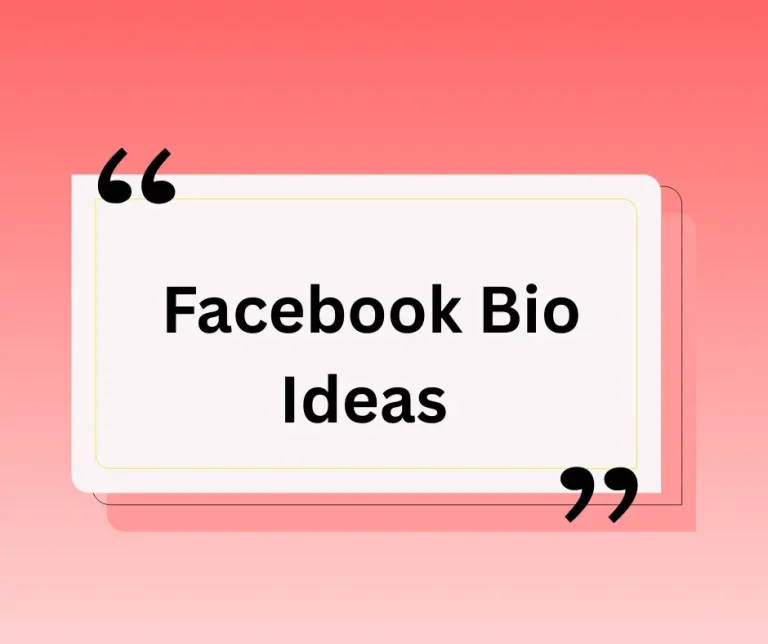 Facebook Bio Ideas